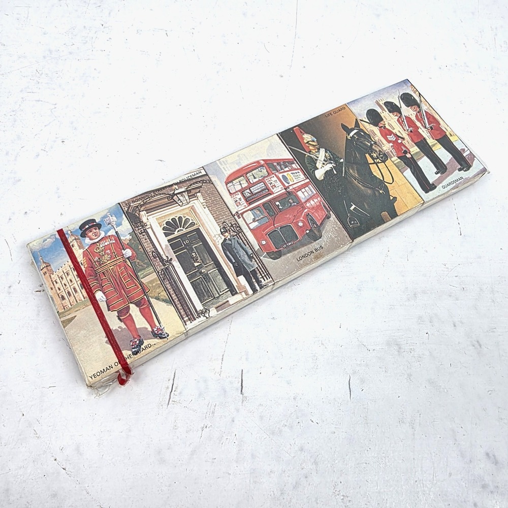 Vtg 60s London England Souvenir Match Boxes Set of 5 UK Collectibles Unused‎
